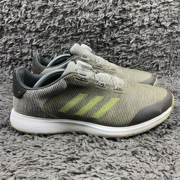 Adidas S2G BOA FW6313 Men\'s US 11 Golf Shoes Gray Solar Yellow Athletic Sneakers main image 7